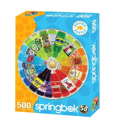 Carbonated Colors 500 Piece Round Puzzle