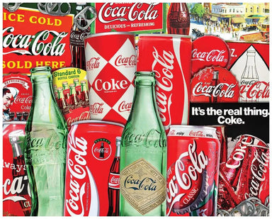 Coca-Cola Vintage Soda Cans 1000 Piece Puzzle