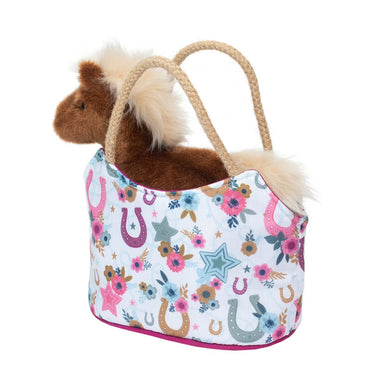 Sassy Pet Sak Boho Horseshoe with Horse
