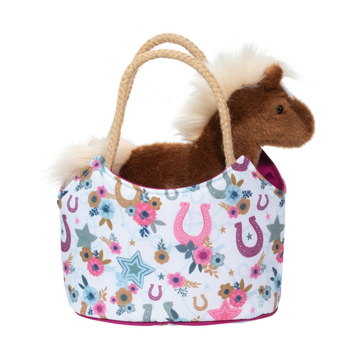 Sassy Pet Sak Boho Horseshoe with Horse
