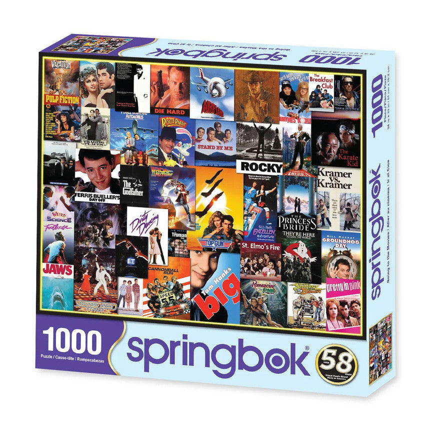 Going to the Movies 1000 Piece Puzzle