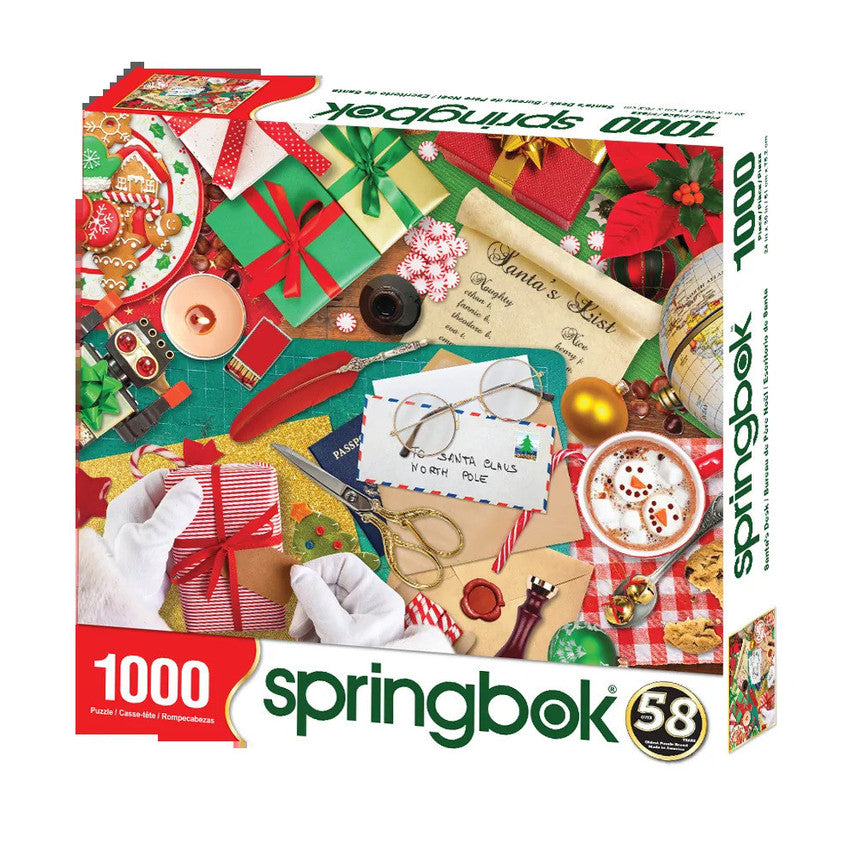 Santa's Desk 1000 Piece Puzzle