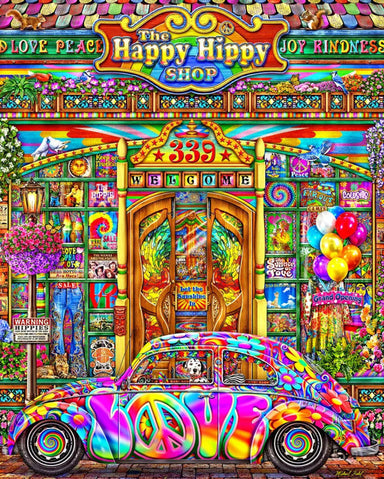The Happy Hippy Shop 1000 Piece Puzzle