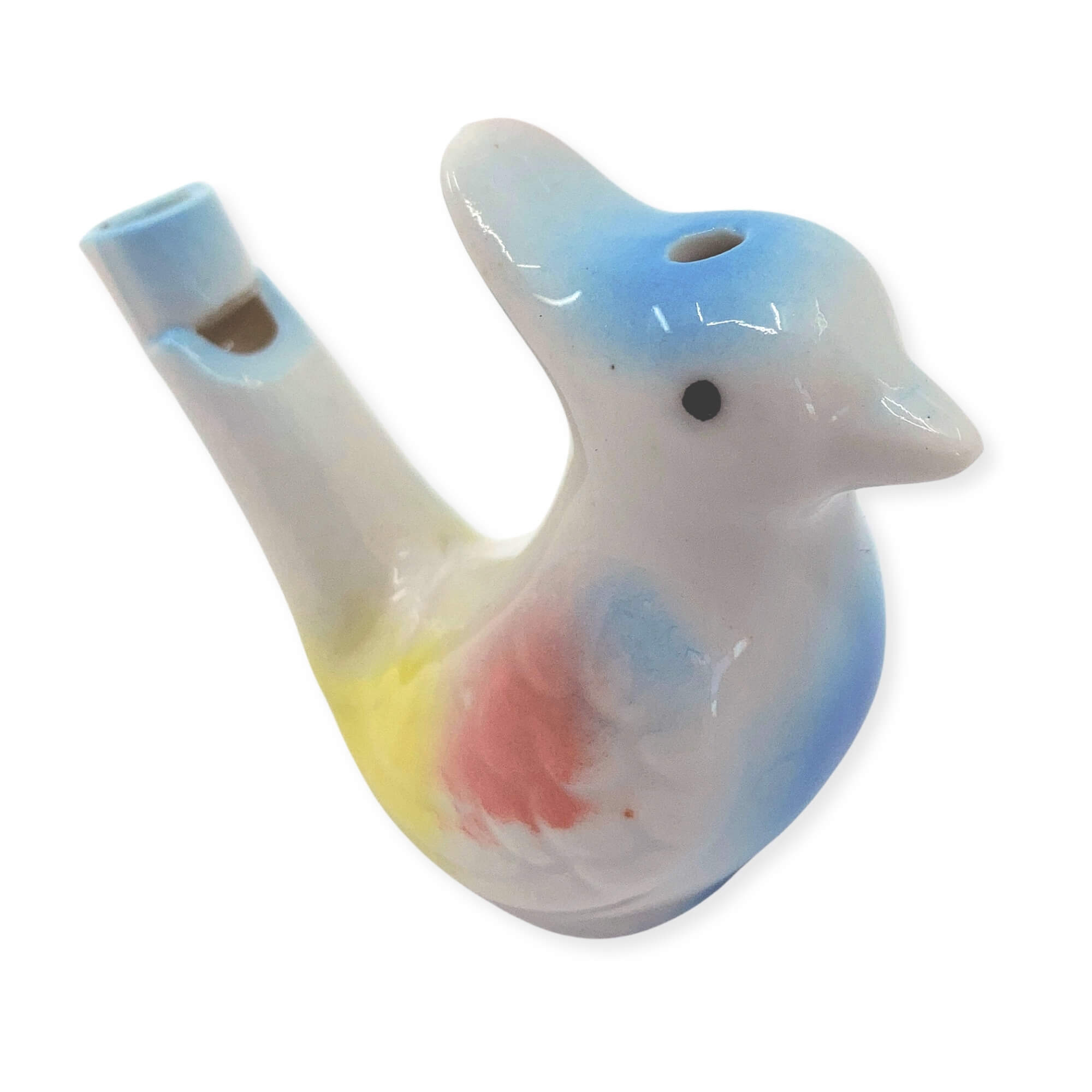 Ceramic Bird Water Warbler (Single) - Random Color