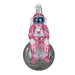 Old World Christmas Pink Astronaut Ornament