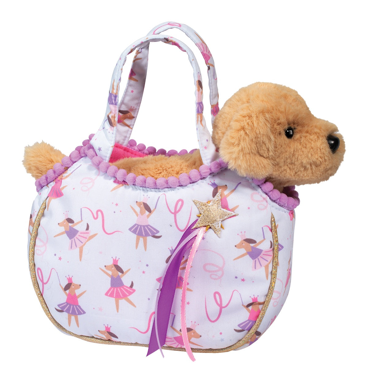 Dancin Pups Sassy Sack with Golden Retriever
