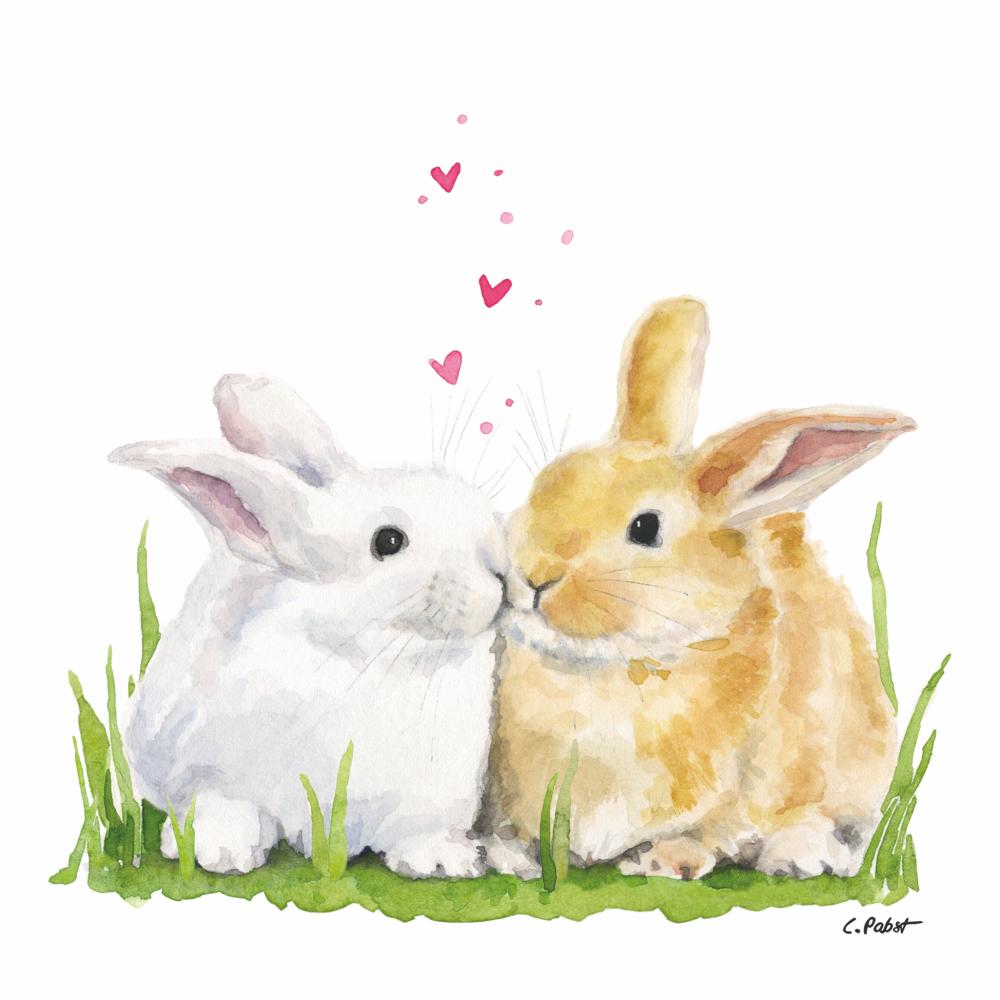 Easter Kiss Cocktail Napkins