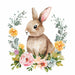 Cute Easter Rabbit Cocktail Napkins