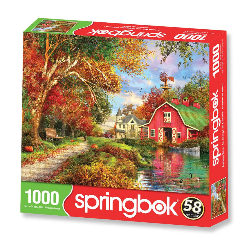 Autumn Barn 1000 Piece Puzzle