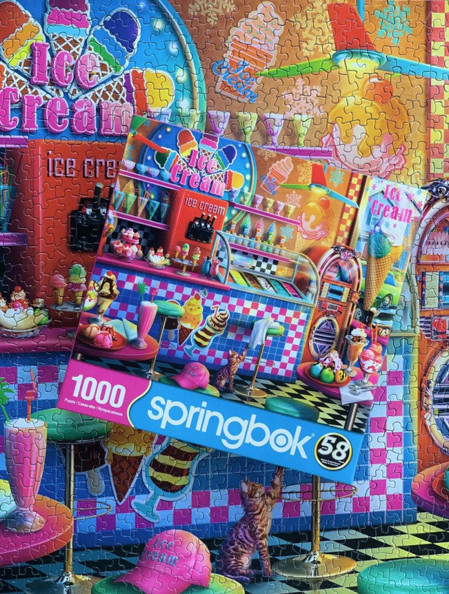 Ice Cream Shop 1000 Piece Puzzle