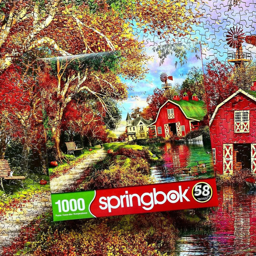 Autumn Barn 1000 Piece Puzzle