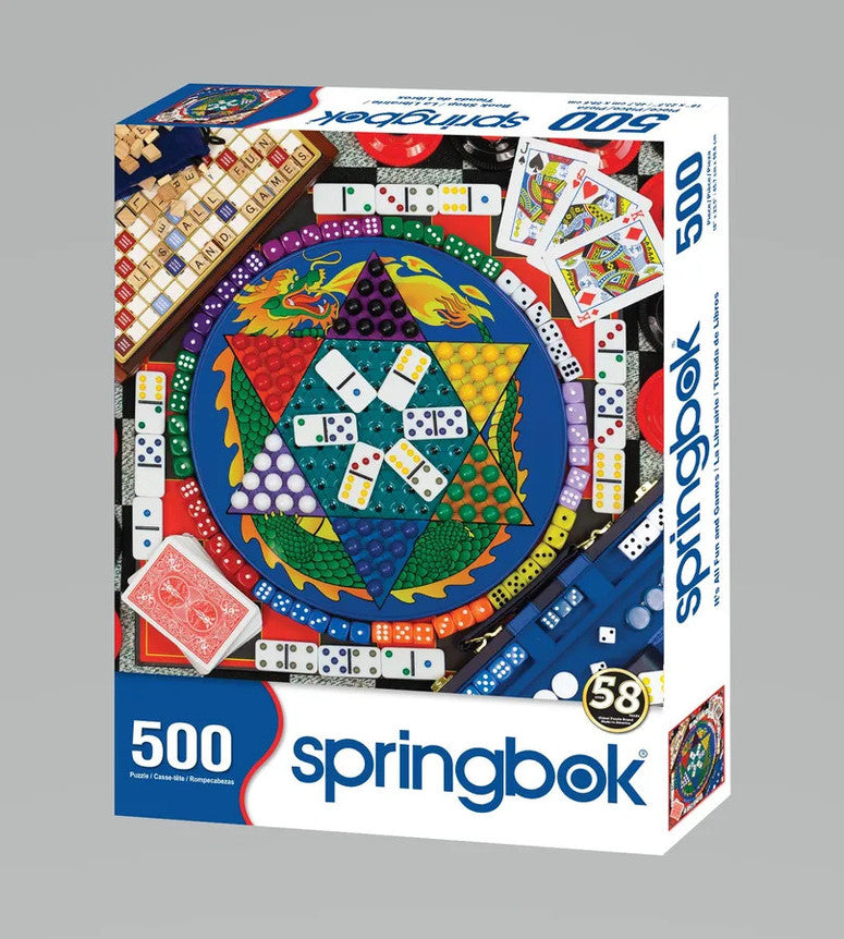 It's All Fun and Games 500 Piece Puzzle