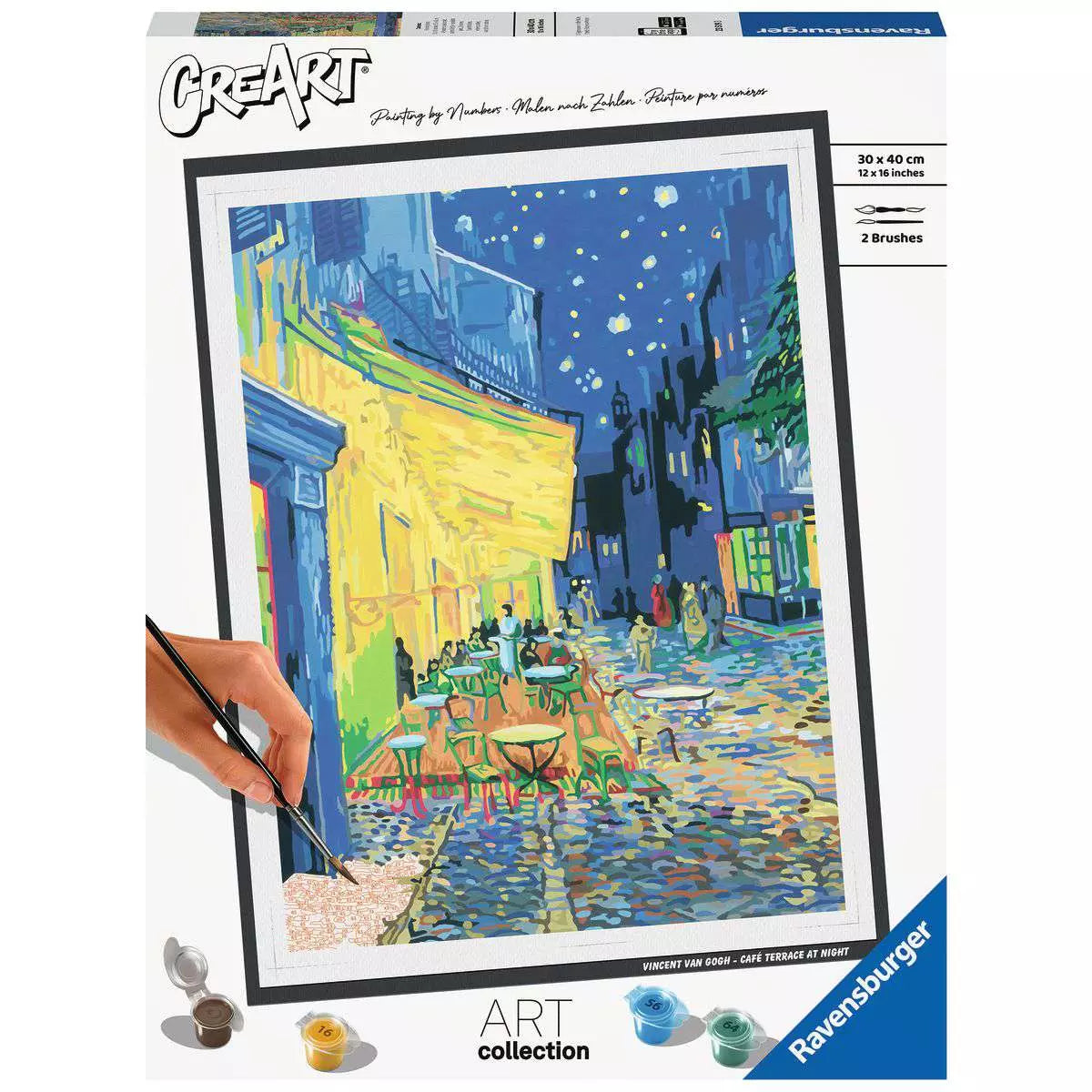 RAV CreArt Van Gogh: Café Terrace at Night Paint-by-Number