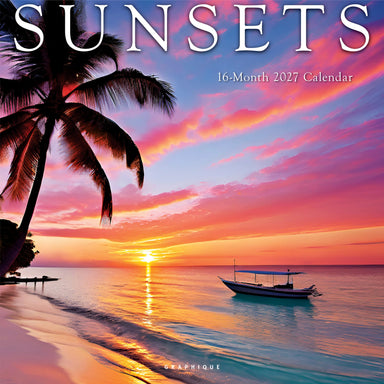 Sunsets 2027 Wall Calendar