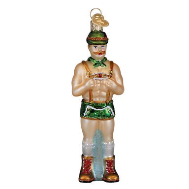 Old World Christmas Dasher, Holly Jolly Hunk Ornament