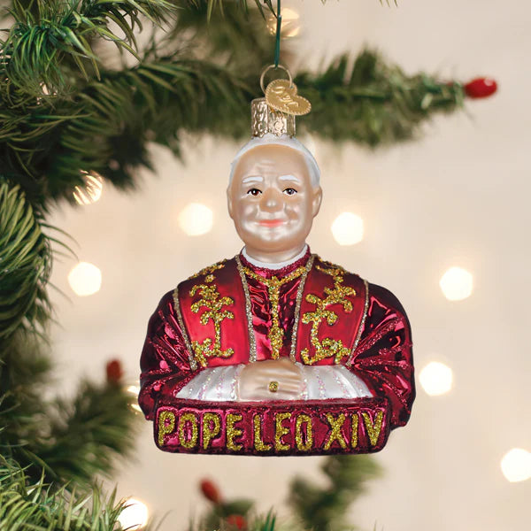 Old World Christmas Pope Leo XIV Ornament