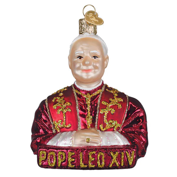 Old World Christmas Pope Leo XIV Ornament