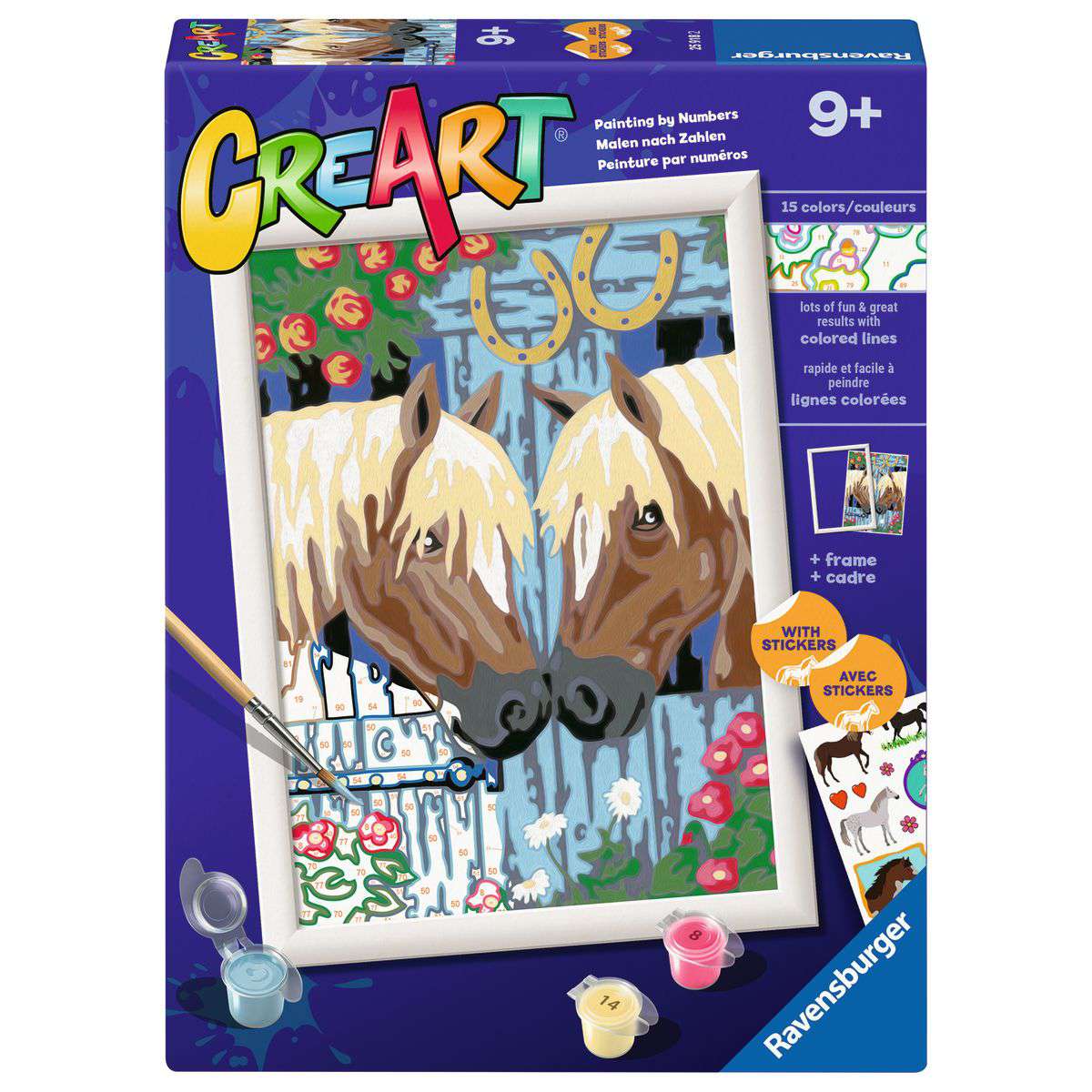 CreArt Horse Friends Paint-by-Number