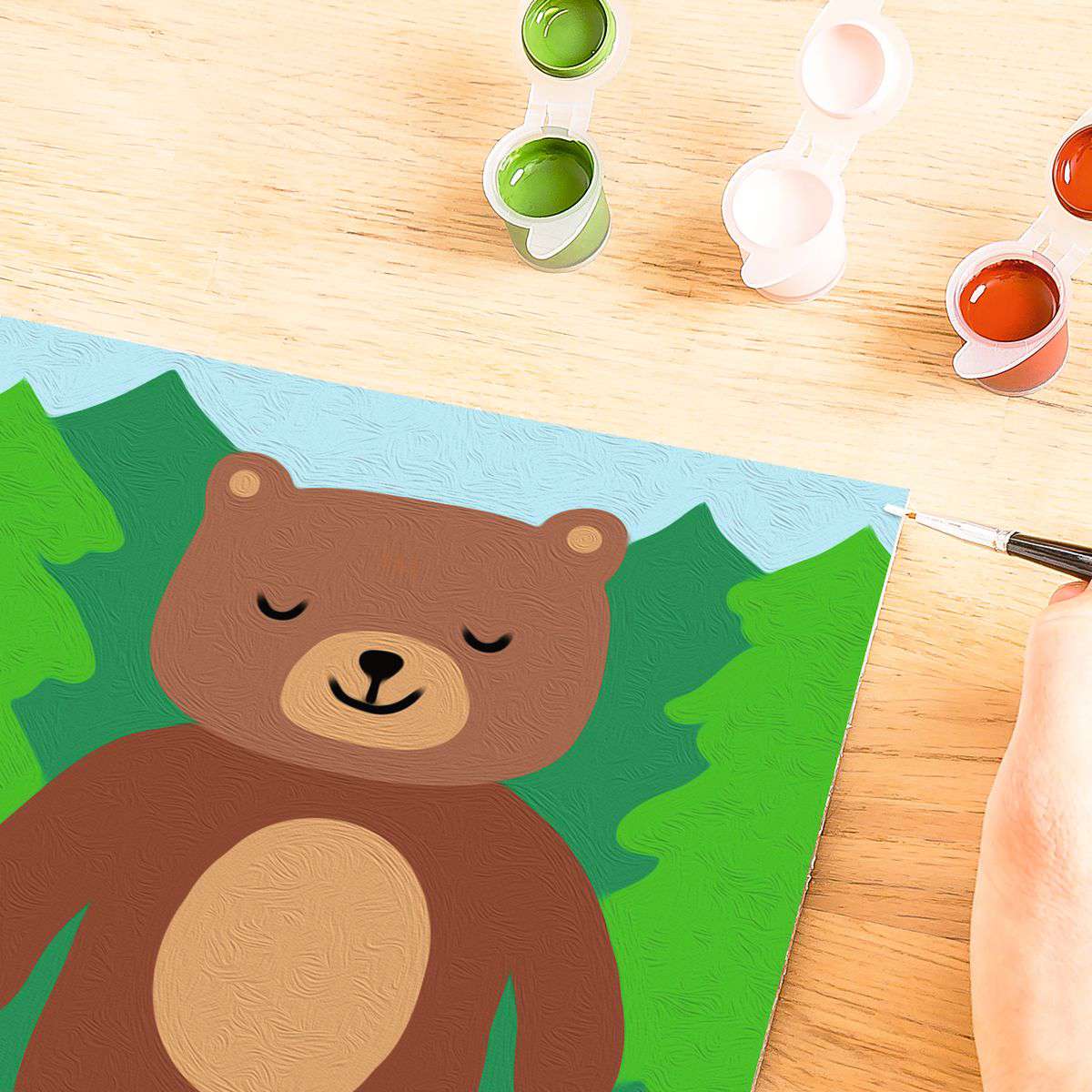CreArt Wild Bear Paint-by-Number