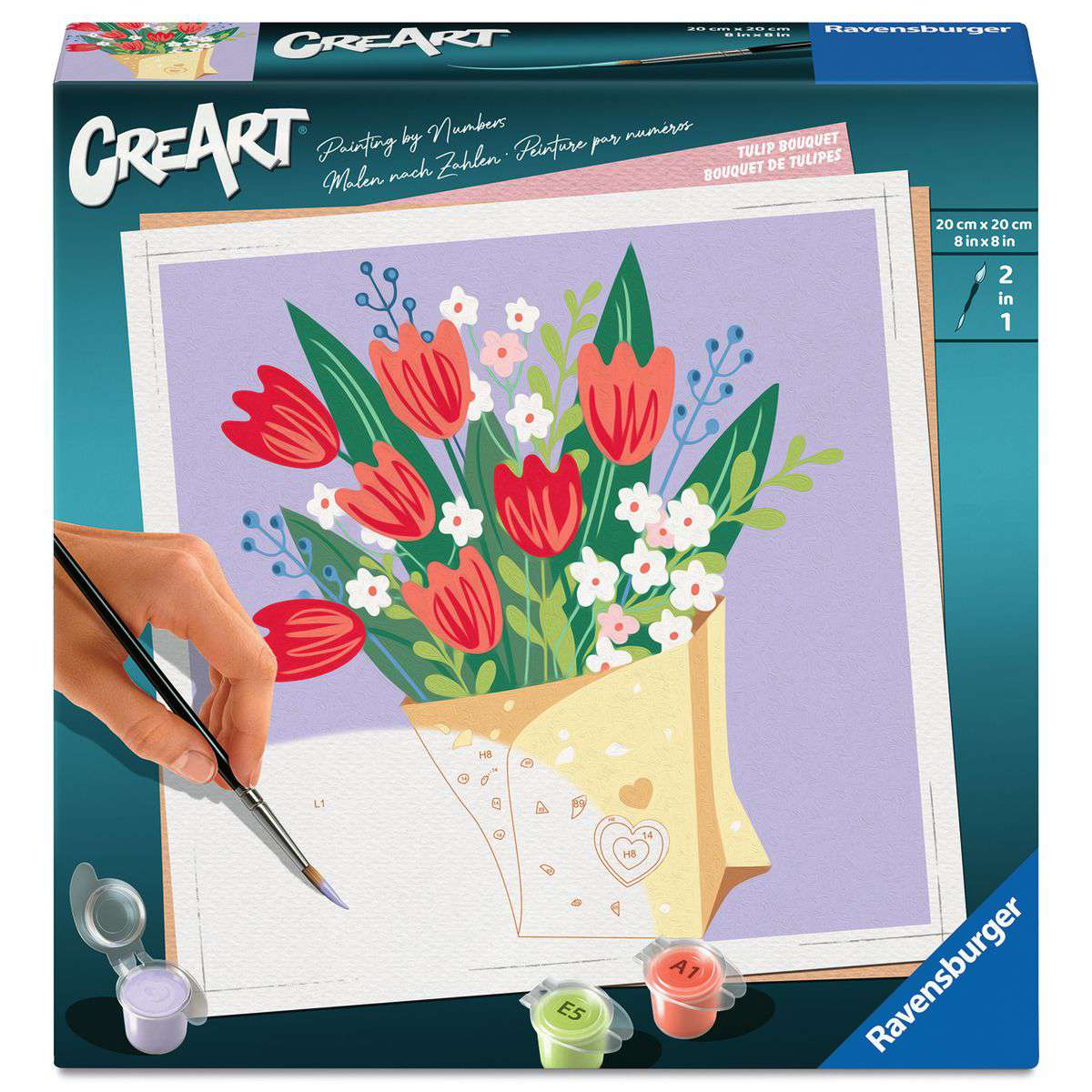 CreArt Tulip Bouquet Paint-by-Number