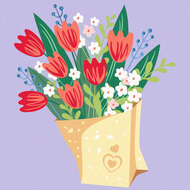 CreArt Tulip Bouquet Paint-by-Number