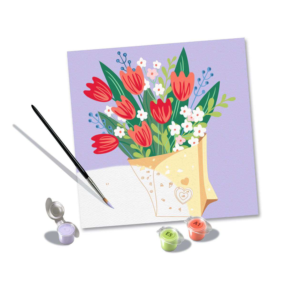 CreArt Tulip Bouquet Paint-by-Number