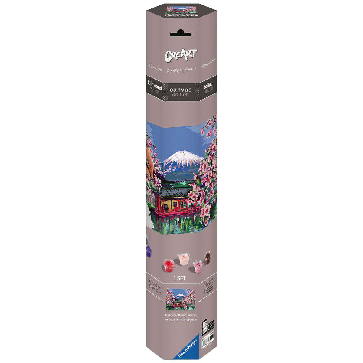 RAV CreArt Canvas Edition: Japanese Cherry Blossom Paint-by-Number