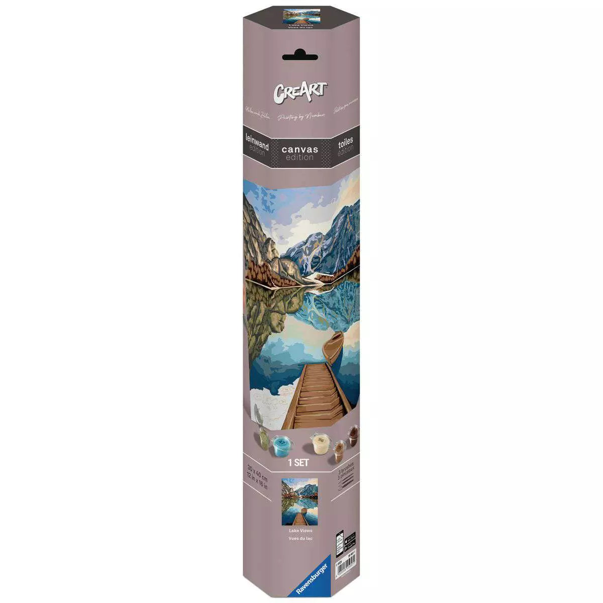 RAV CreArt Canvas Edition: Lake Views Paint-by-Number