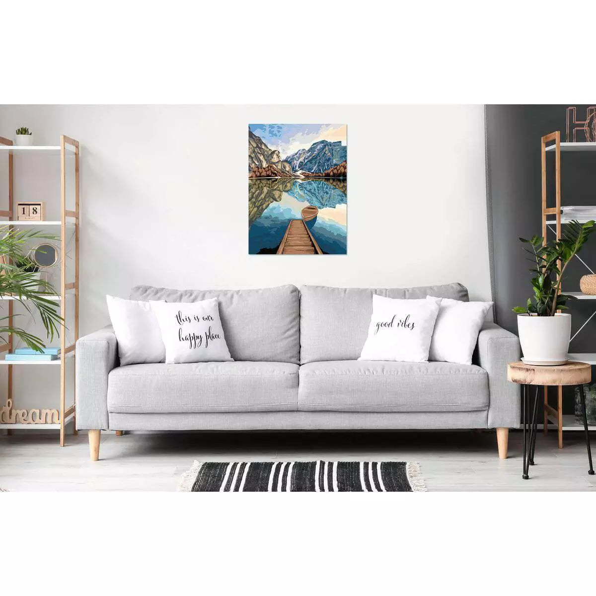RAV CreArt Canvas Edition: Lake Views Paint-by-Number