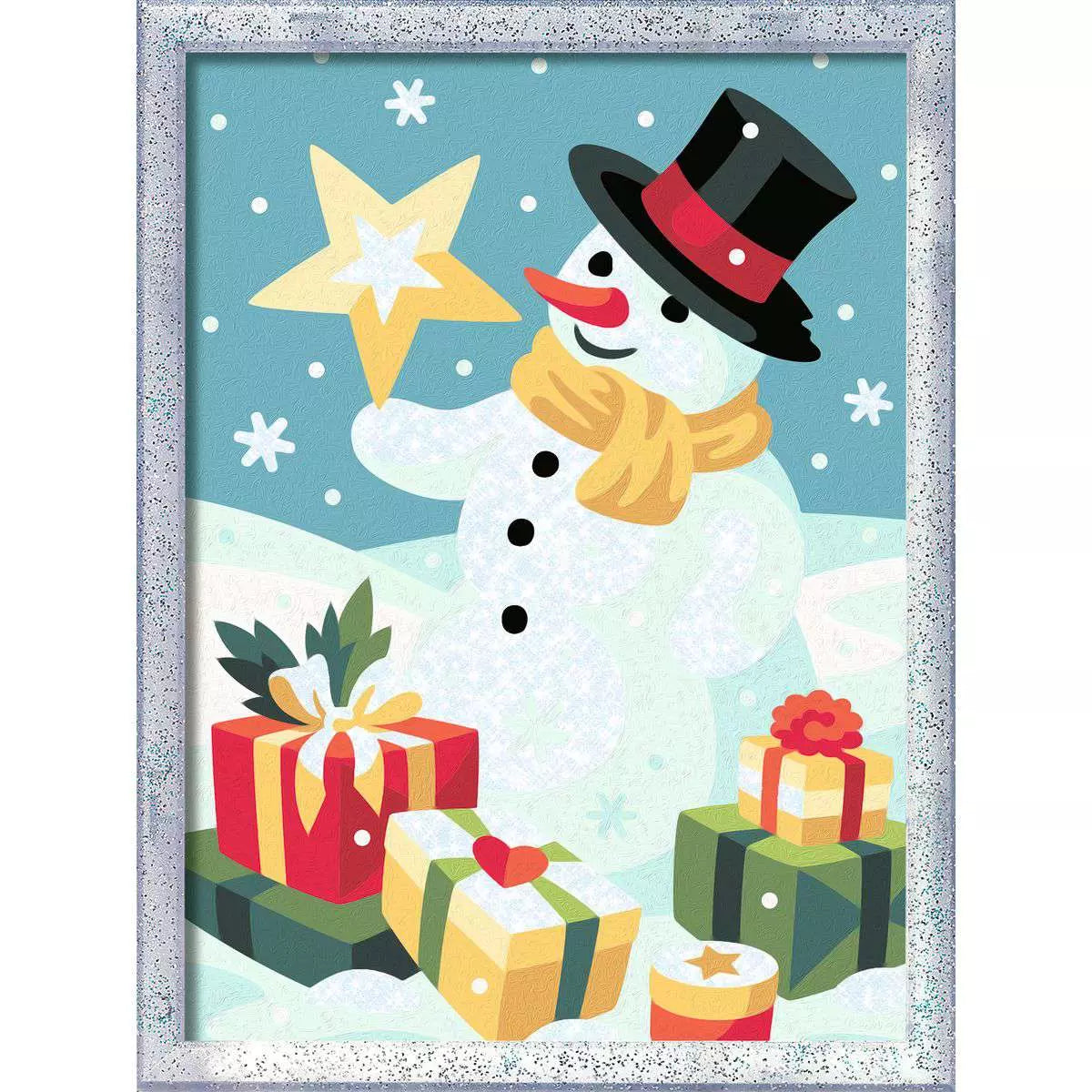CreArt Spectacular Snowman Paint-by-Number