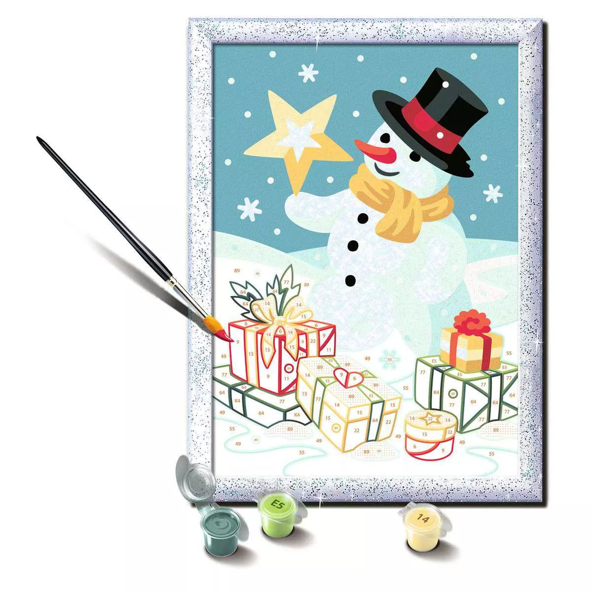 CreArt Spectacular Snowman Paint-by-Number