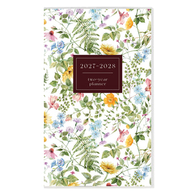 Floral 2027-2028 Two-Year Pocket Planner