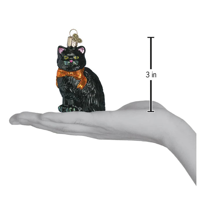 Old World Christmas Halloween Kitty Ornament