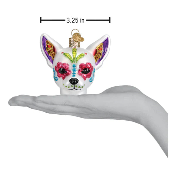 Old World Christmas Día De Los Muertos Dog Ornament