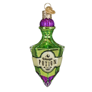 Old World Christmas Potion Bottle Ornament