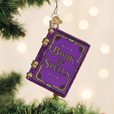 Old World Christmas Book Of Spells Ornament