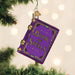 Old World Christmas Book Of Spells Ornament