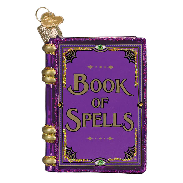 Old World Christmas Book Of Spells Ornament