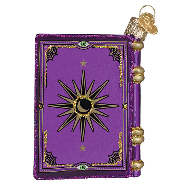 Old World Christmas Book Of Spells Ornament