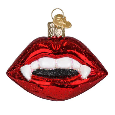 Old World Christmas Vampire Lips Ornament