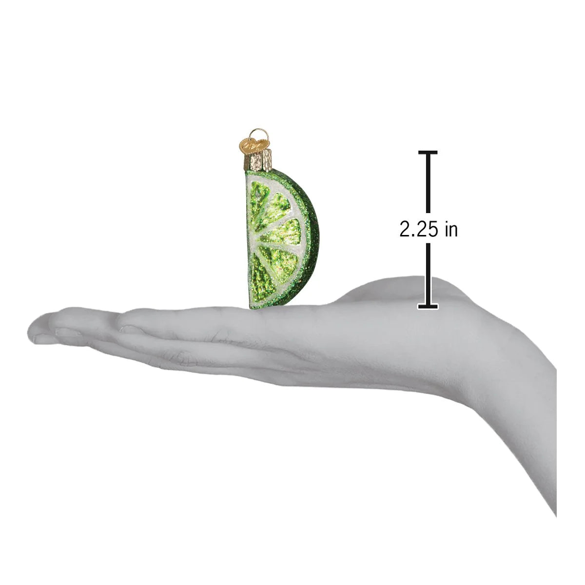 Old World Christmas Lime Slice Ornament