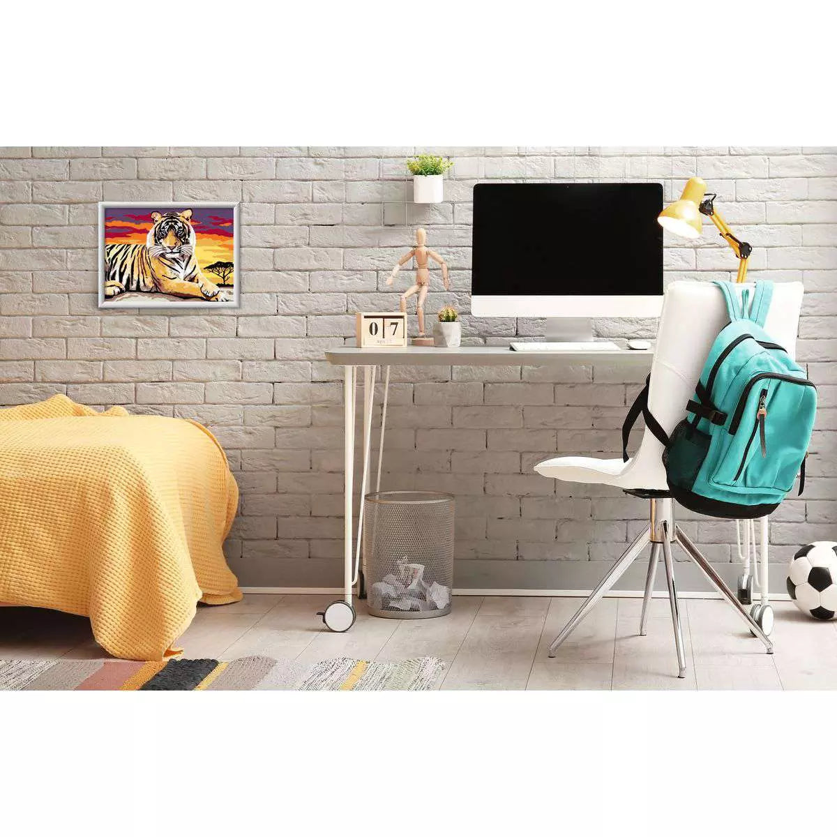 CreArt Majestic Tiger Paint-by-Number Kit