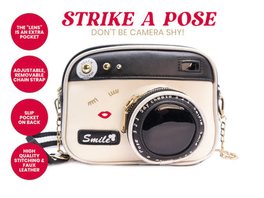 Flashy Camera Handbag    