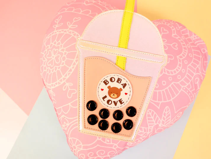 Bobalicious Milk Tea Handbag    