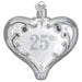 Old World Christmas 25th Anniversary Heart Ornament    