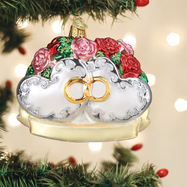 Old World Christmas Couples First Christmas Ornament    