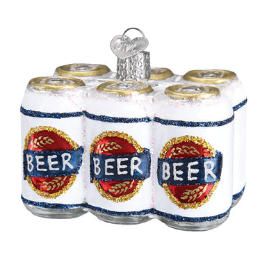 Old World Christmas Six Pack of Beer Ornament    