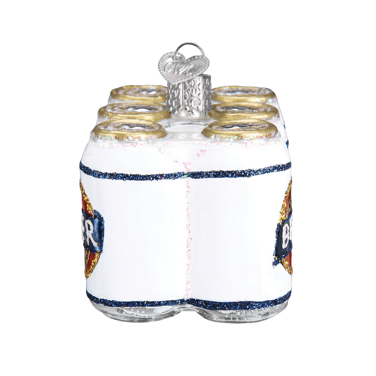 Old World Christmas Six Pack of Beer Ornament    