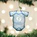 Old World Christmas Blue Baby Onesie Ornament    