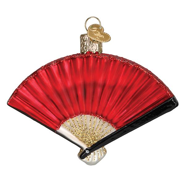 Old World Christmas Folding Fan Ornament    